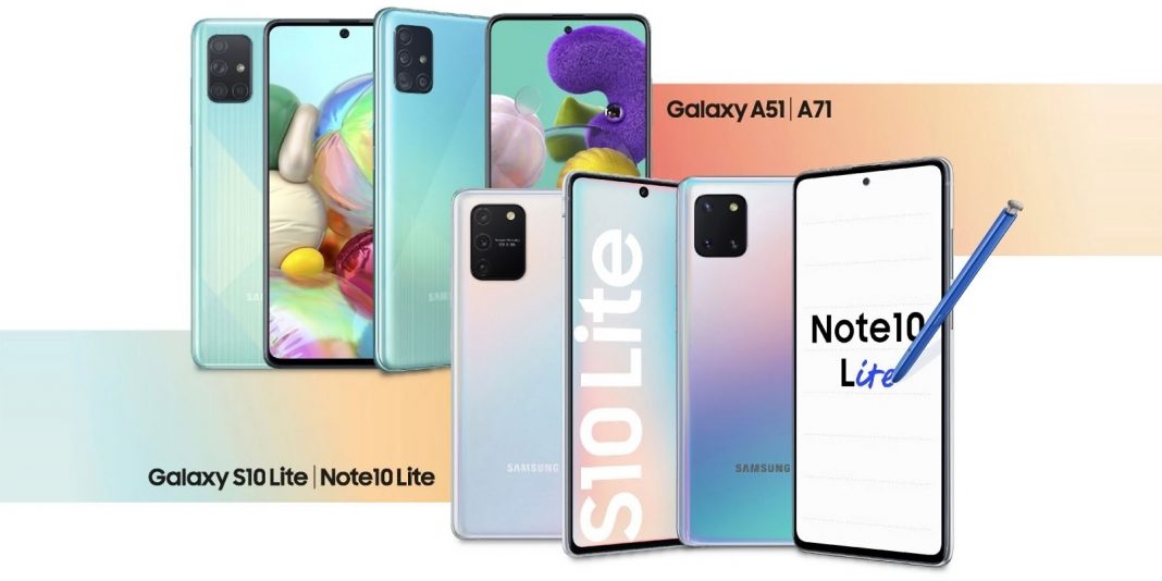 Samsung Galaxy S10 Lite Galaxy Note10 Lite Galaxy A51 Galaxy A71 pre-order