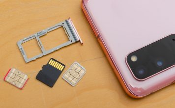 Samsung Galaxy S20 two SIM + microSD card