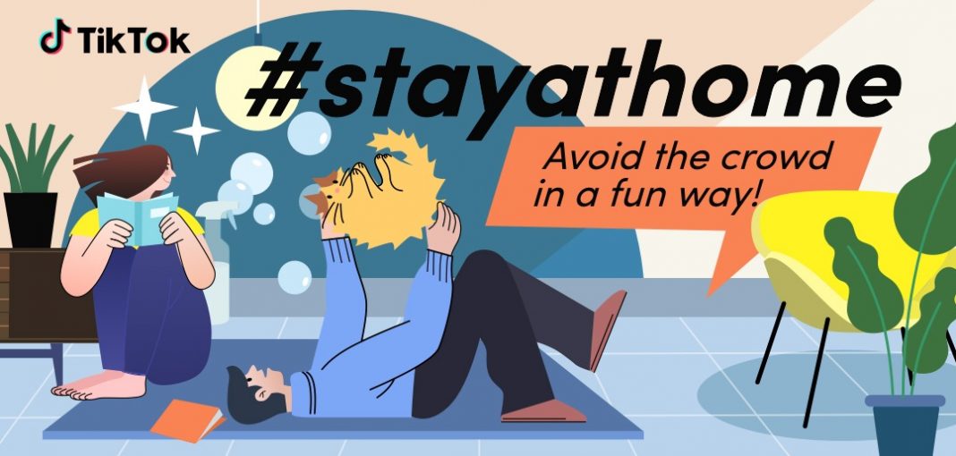 #Stayathome Challenge on TikTok