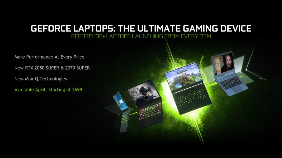 RTX Super laptop