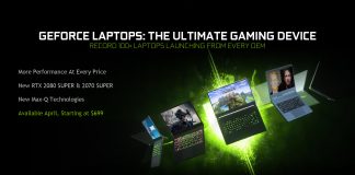 RTX Super laptop