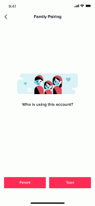Pair with family members through QR code