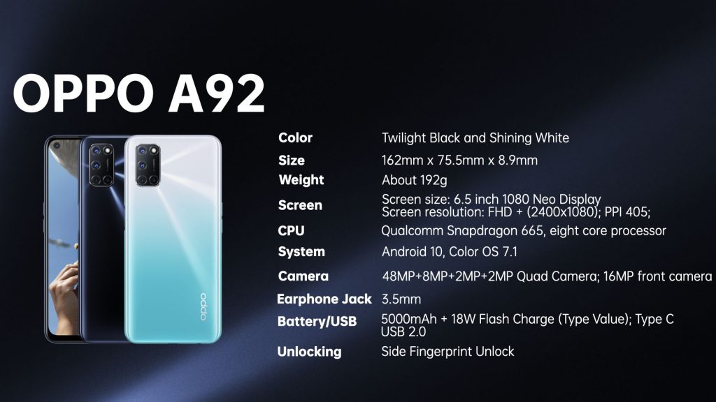 OPPO A92
