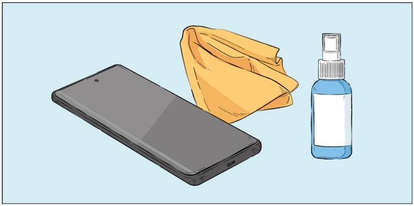 How to sanitize smartphones properly