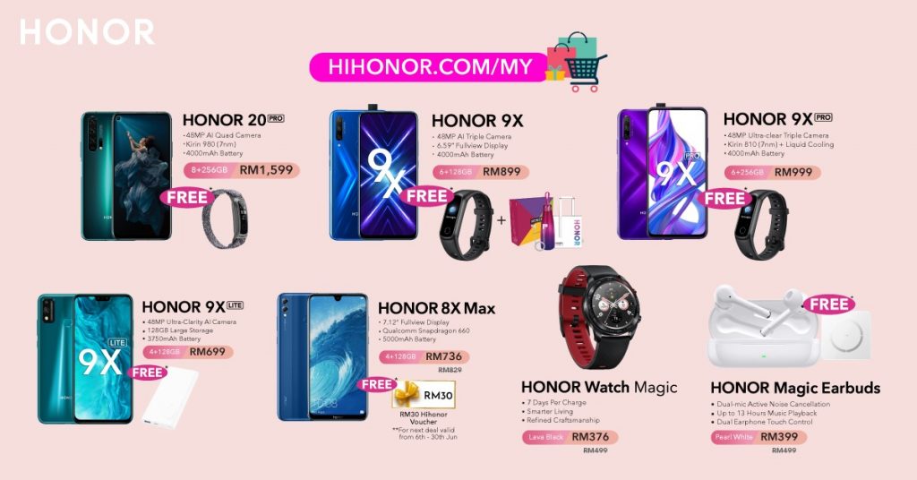 HONOR 6th Anniversary Deals on Hihonor