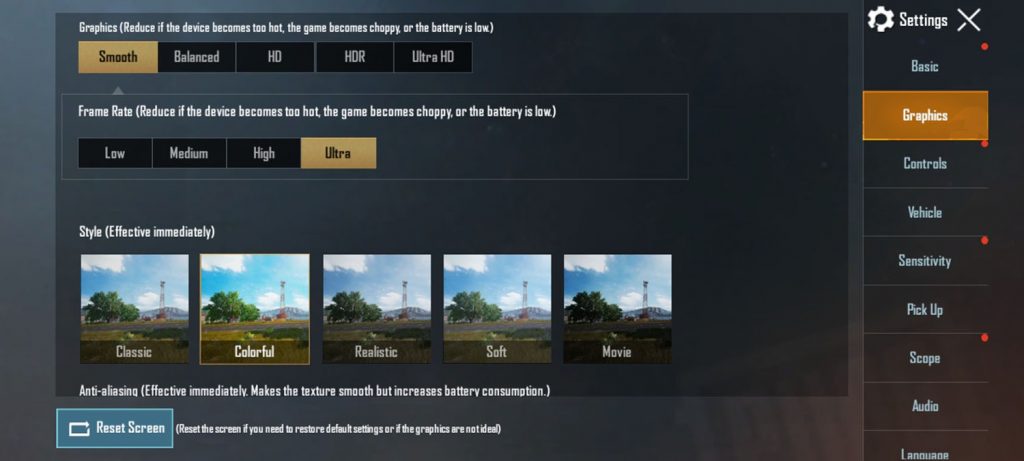 Samsung Galaxy A31 PUBG Mobile