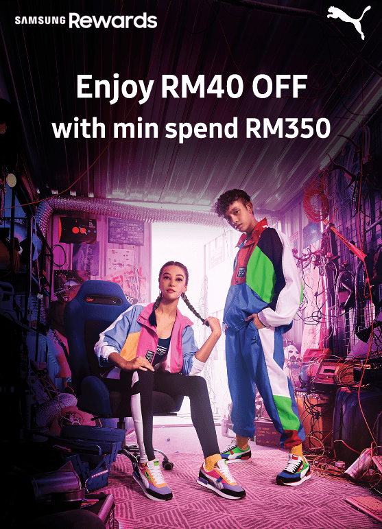 Get RM40 off Puma purchases with Samsung Pay