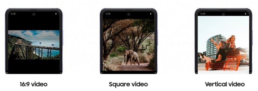 3 modes available for the Galaxy Z Flip on Youtube