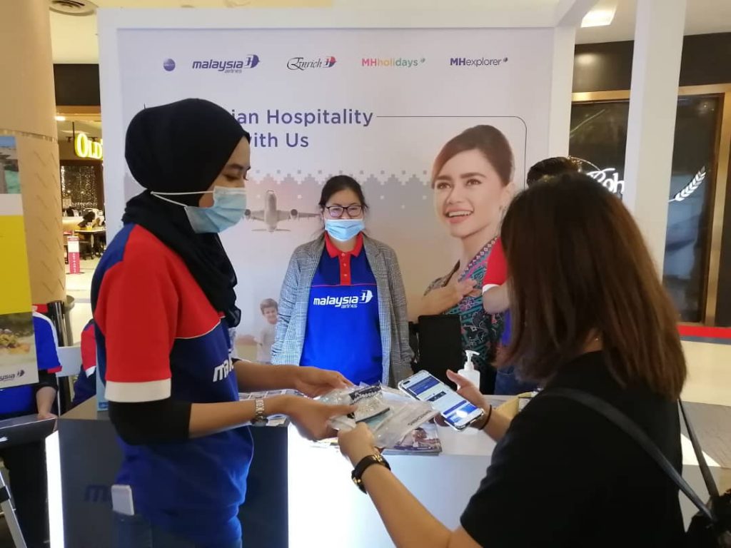 Malaysia Airline Booth @ Huawei roadshow