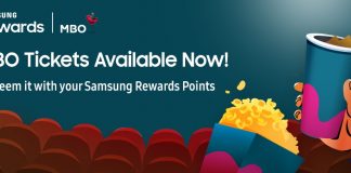 Samsung Rewards points to be exchange with MBO movie tickets
