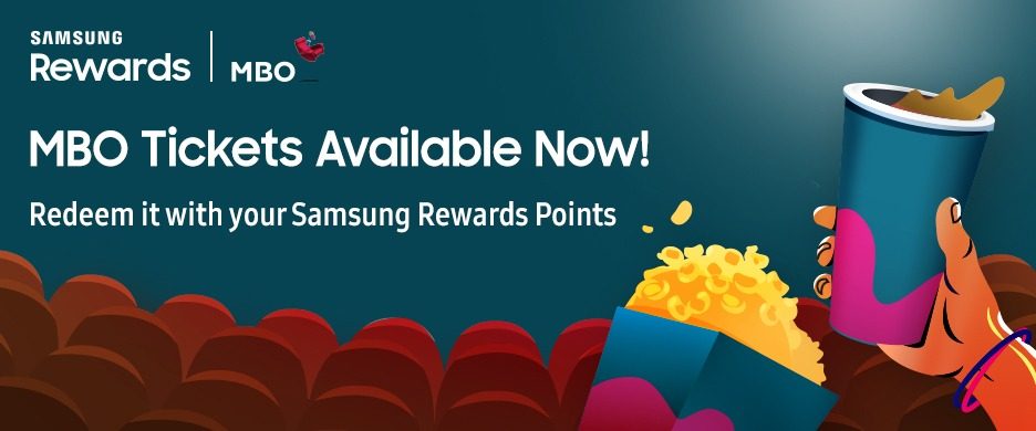 Samsung Rewards points to be exchange with MBO movie tickets