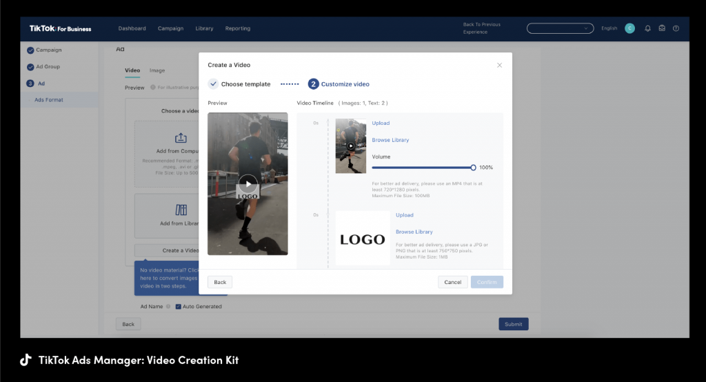 TikTok for Business Ads Manager