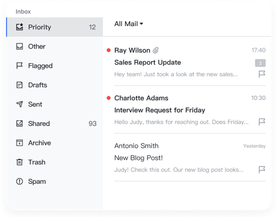 Lark Mail Smart Inbox