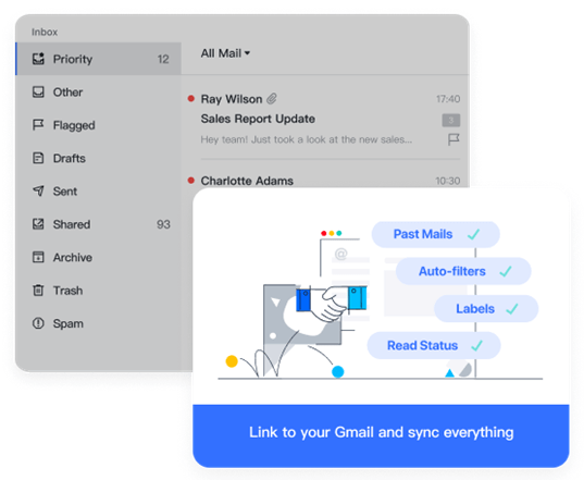 Lark Mail Gmail integration