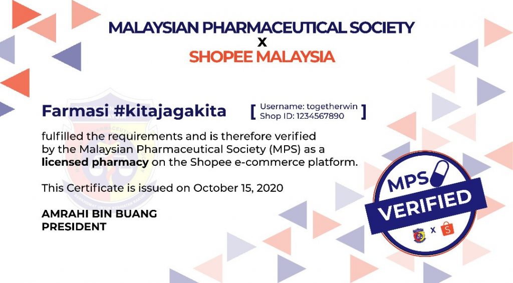 Shopee Verified Pharmacies