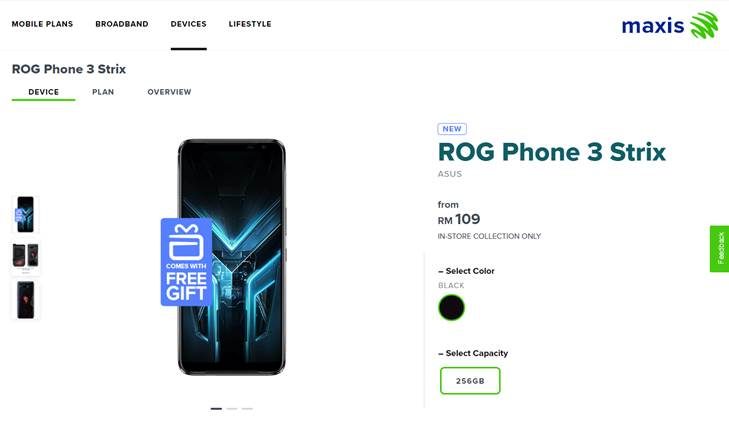 ROG Phone 3 Maxis ROG Phone 3 Maxis