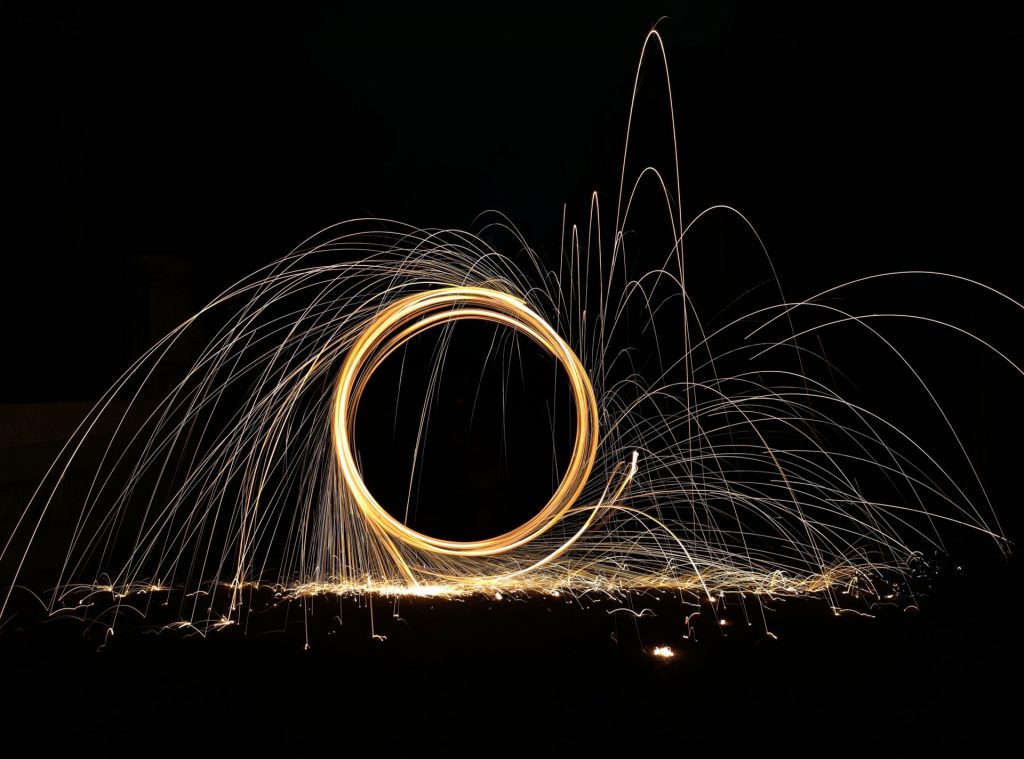 Mi 10T Pro light painting sample