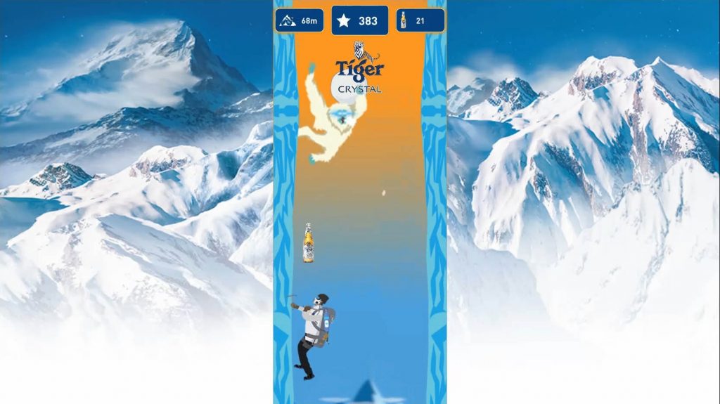 Tiger Crystal Mountain Climber - Gameplay