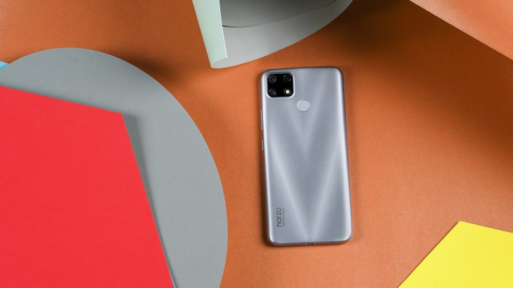 realme narzo 20 - Glory Silver