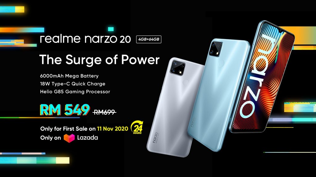 realme narzo 20 sales price