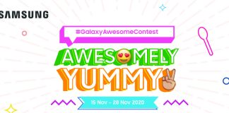 Samsung #awesomelyyummy contest