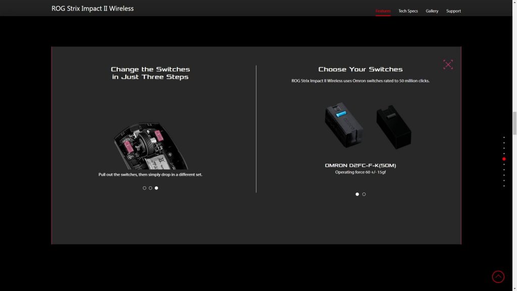 ASUS ROG Strix Impact II Wireless gaming mouse