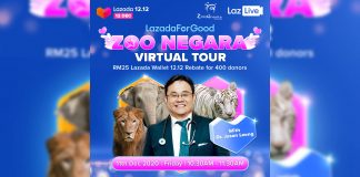 Lazada Zoo Negara Virtual Live