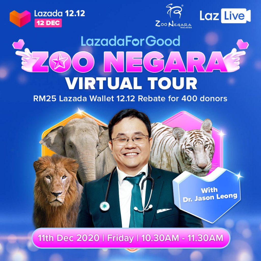 Lazada Zoo Negara LazLive with Jason Leong