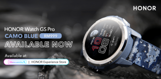 Watch GS Pro Camo Blue