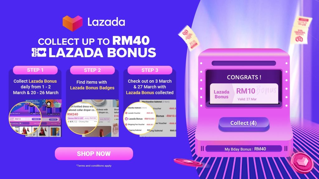 Lazada Bonus