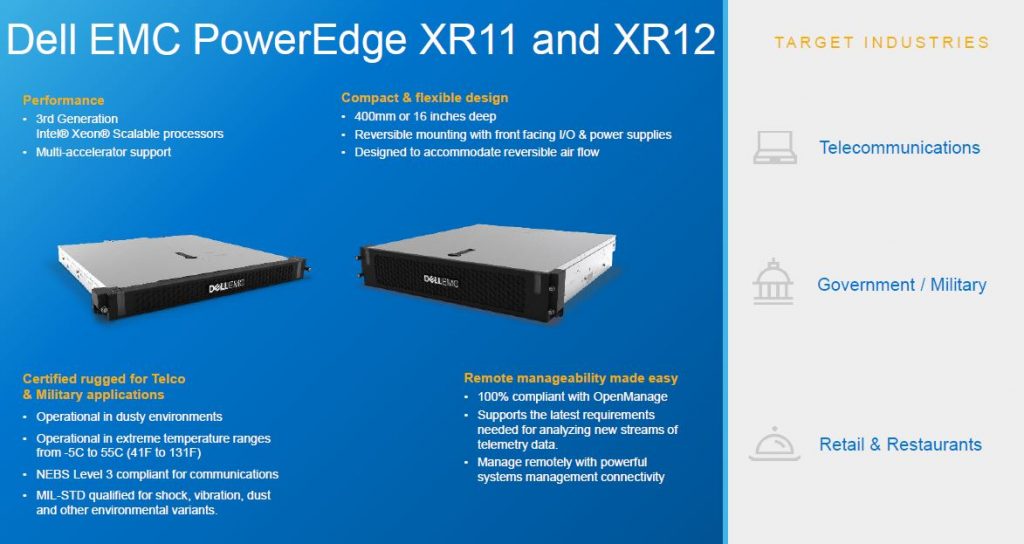 Dell EMC PowerEdge XR11 XR12