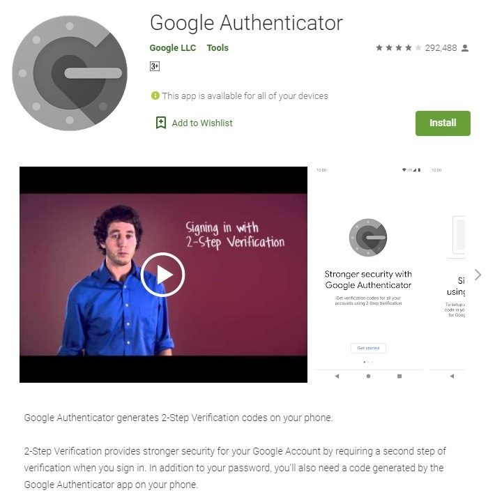Google 2FA 1