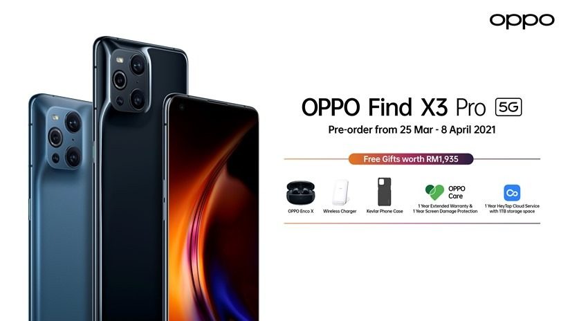 OPPO Find X3 Pre-order