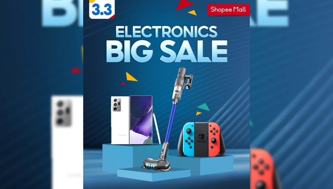 Shopee 3.3 Electronic Big Sales Featured Shopee 3.3 Electronic Big Sales Featured