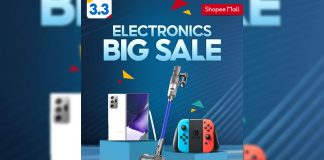 Shopee 3.3 Electronic Big Sales Featured