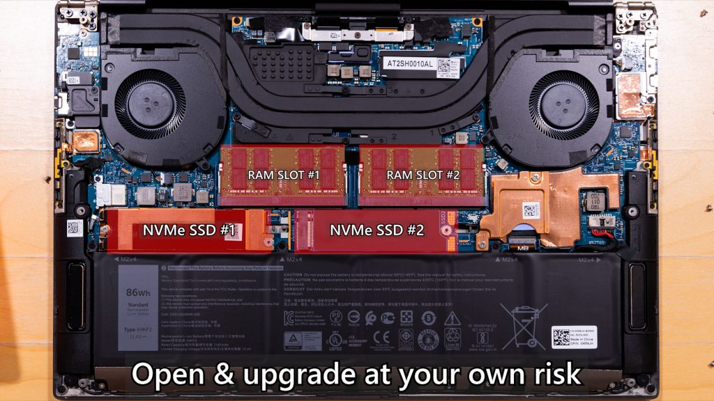 Dell XPS 15 9500 5 tips