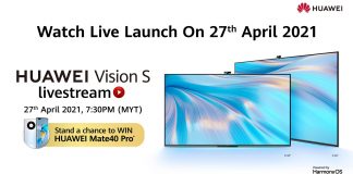HUAWEI Vision S Series Live Stream