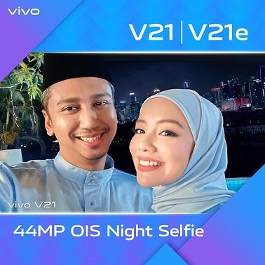 vivo V21 44MP OIS Night Selfie