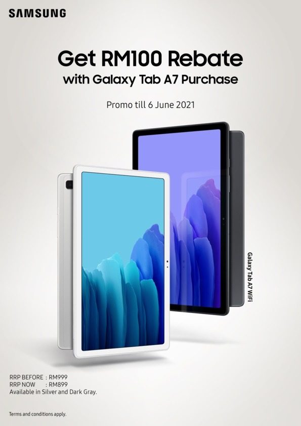 The Samsung Galaxy Tab A7 now has a new price tag of RM899 for a limited time 1