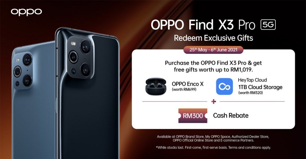OPPO Find X3 Pro Promo May 2021