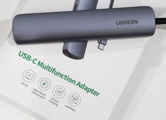Ugreen 5-in-1 USB-C hub with HDMI + RJ45
