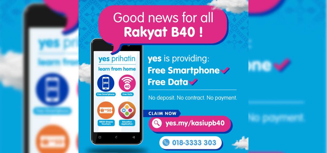 Yes B40 Free Phone Data Learning Content