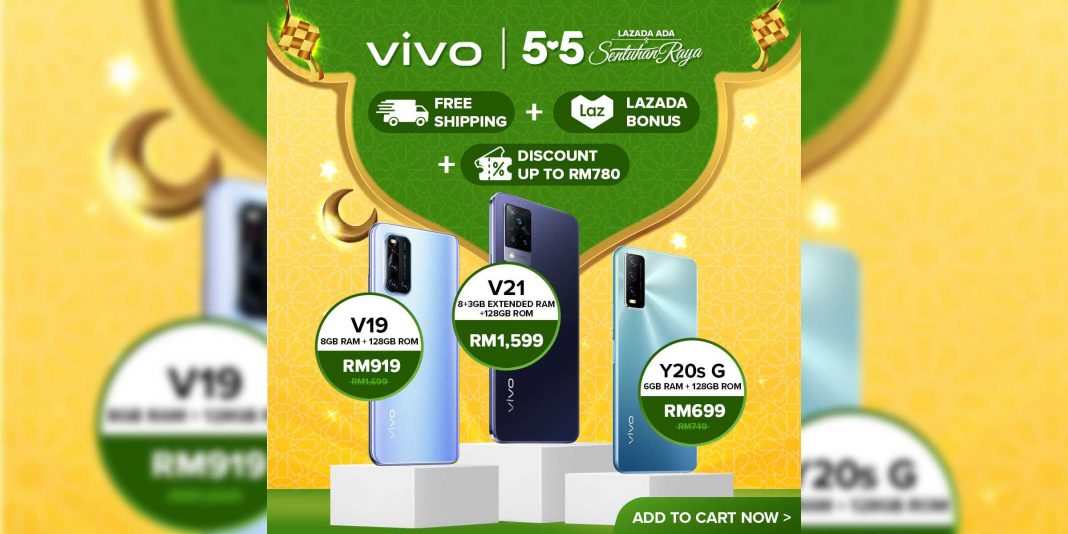 vivo Lazada 5.5 Raya Sales