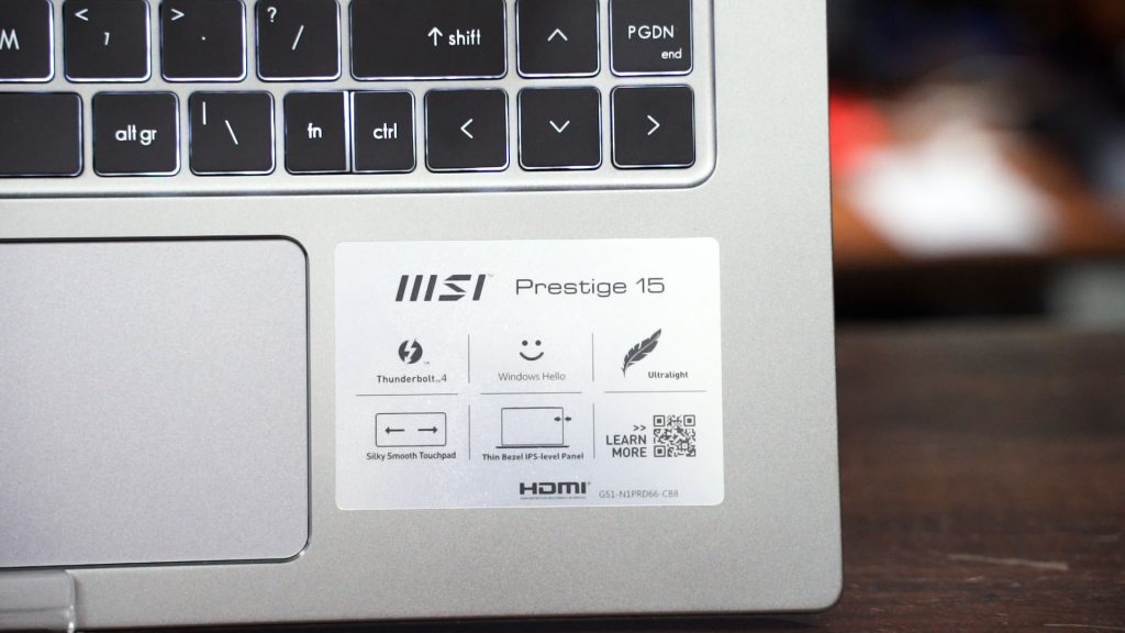 MSI Prestige 15 A11SB