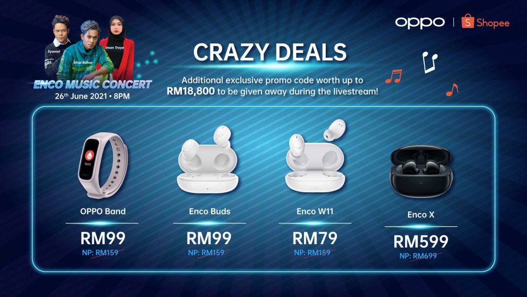OPPO Enco Music Concert Sales