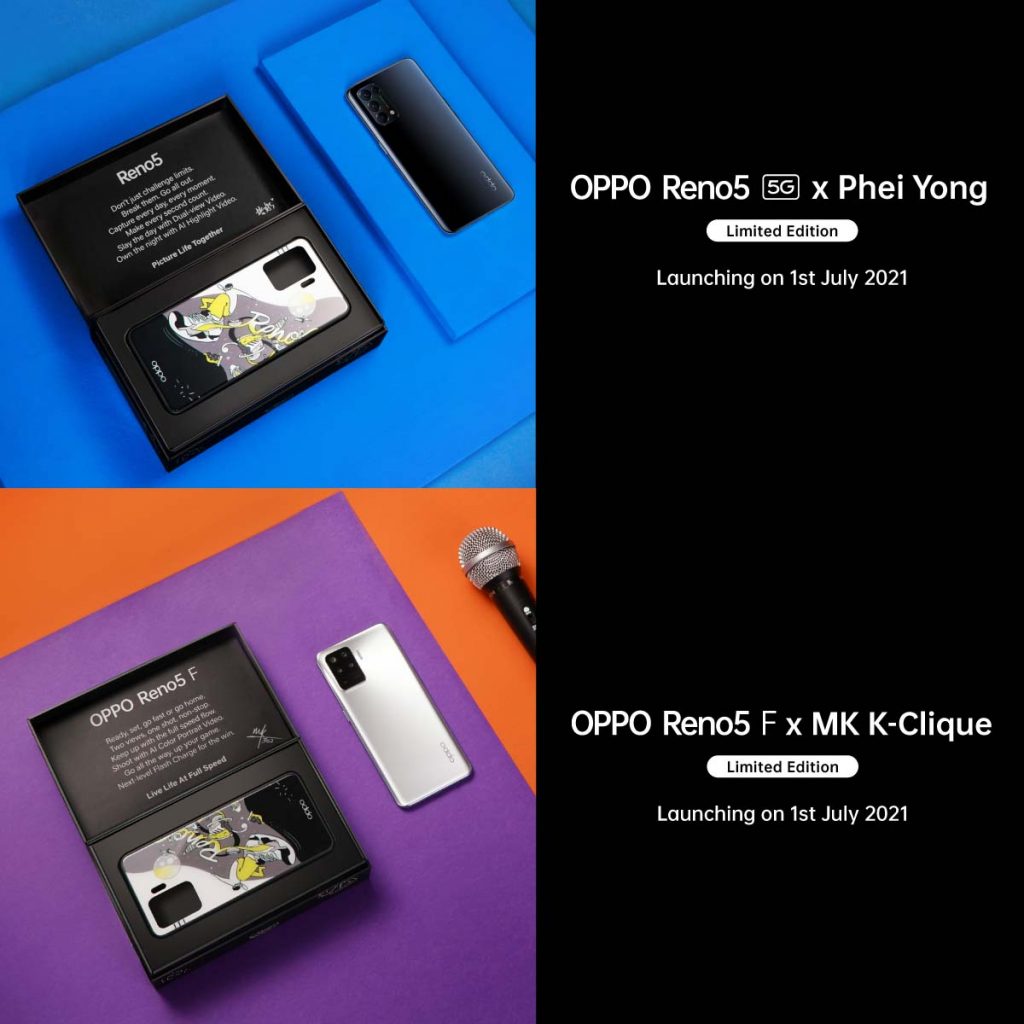 OPPO Reno 5 Reno 5 F Limited Edition