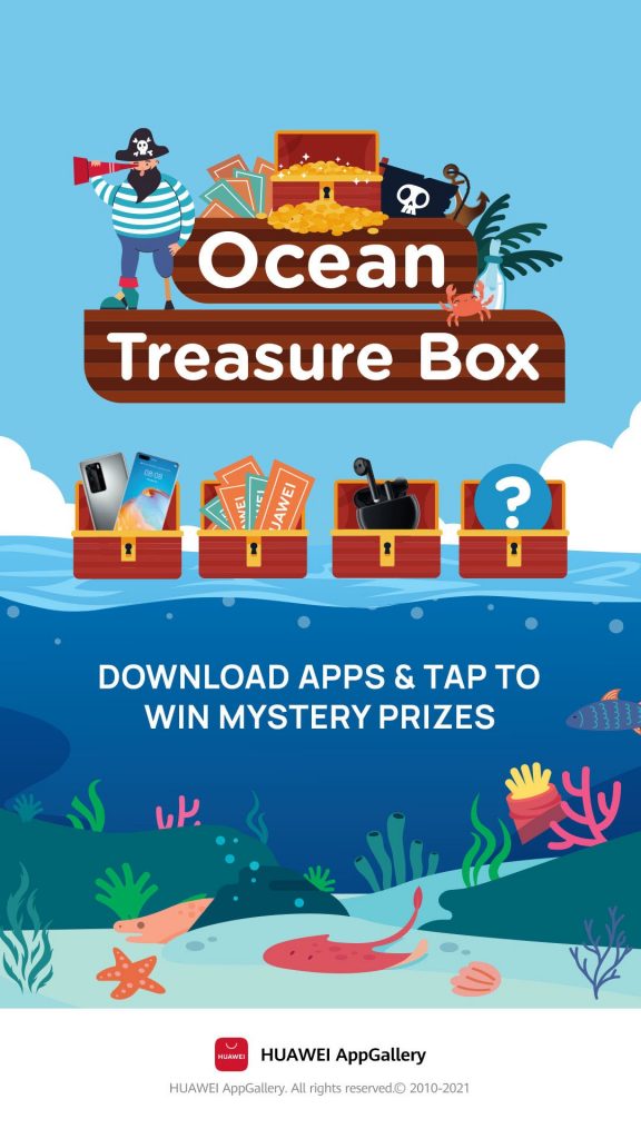 Download apps to win prizes