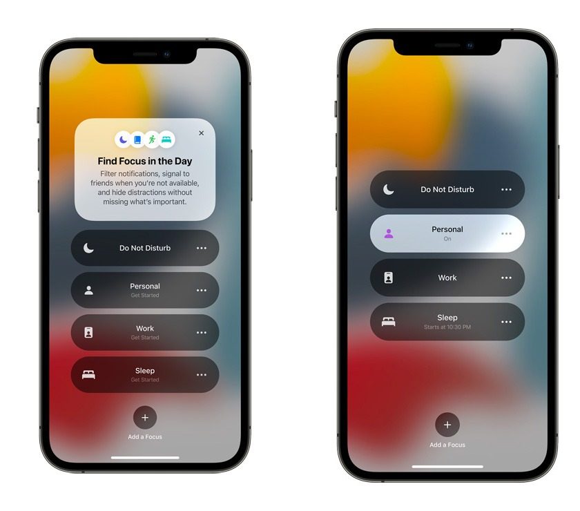 iOS 15 Focus
