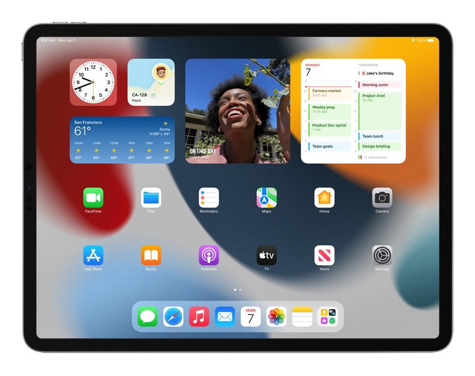 iPadOS 15 Widget