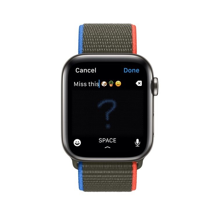 watchOS 8 Message Scribble